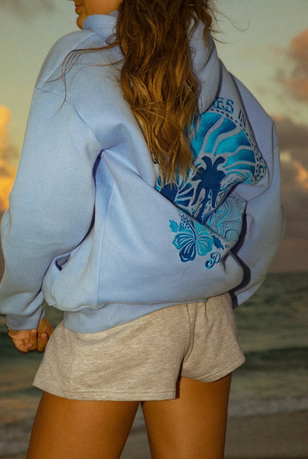 Sunset Waves Hoodie