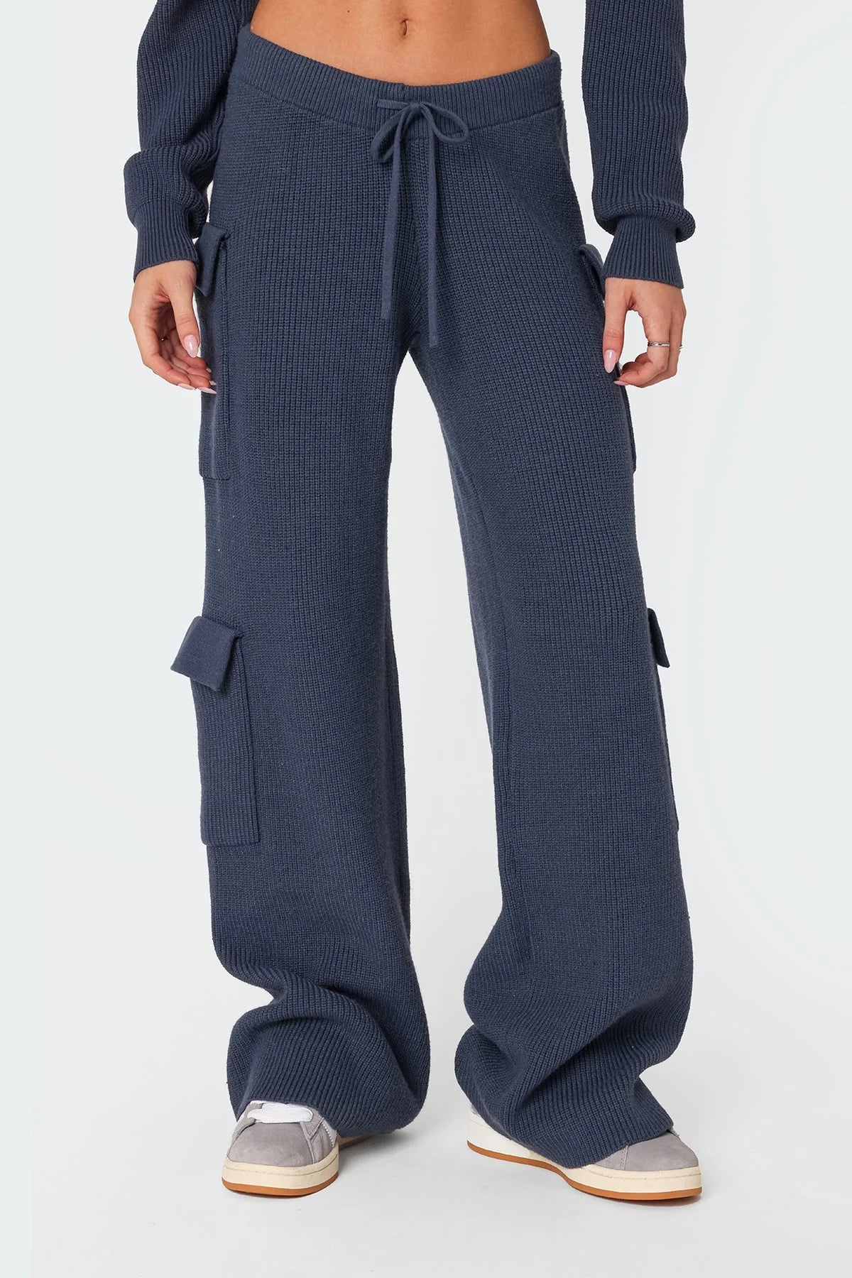Knit Cargo Pants