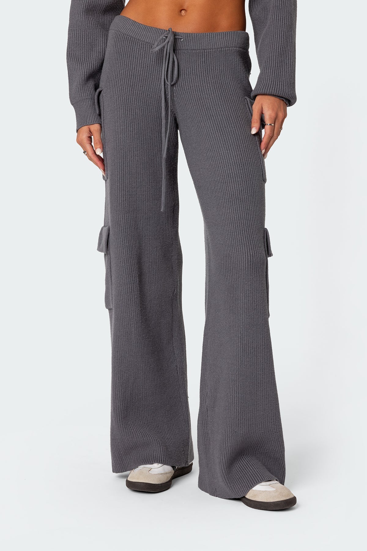 Knit Cargo Pants