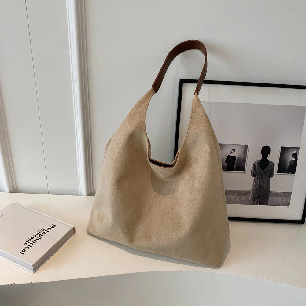 Maya - Suede Tote Bag