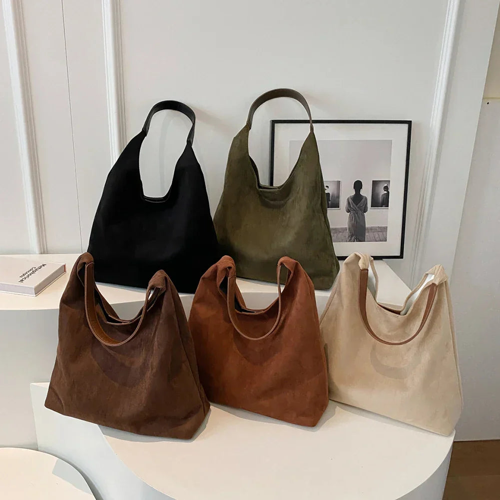 Maya - Suede Tote Bag