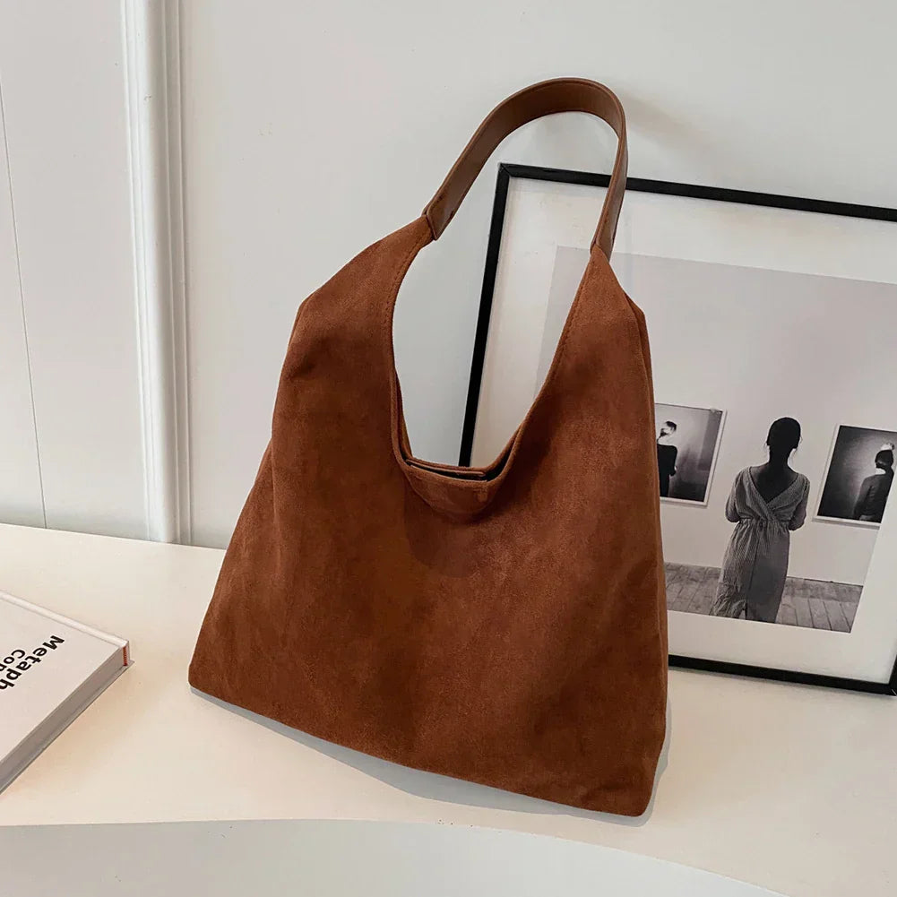 Maya - Suede Tote Bag