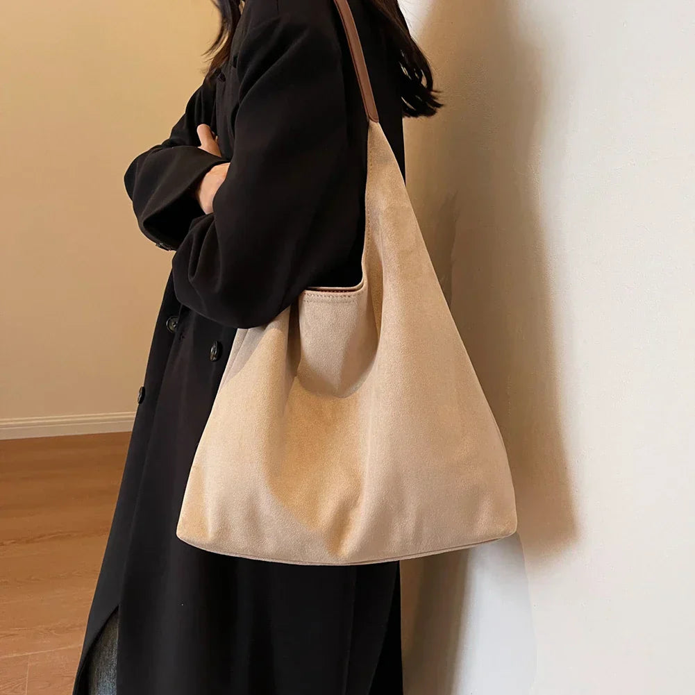 Maya - Suede Tote Bag