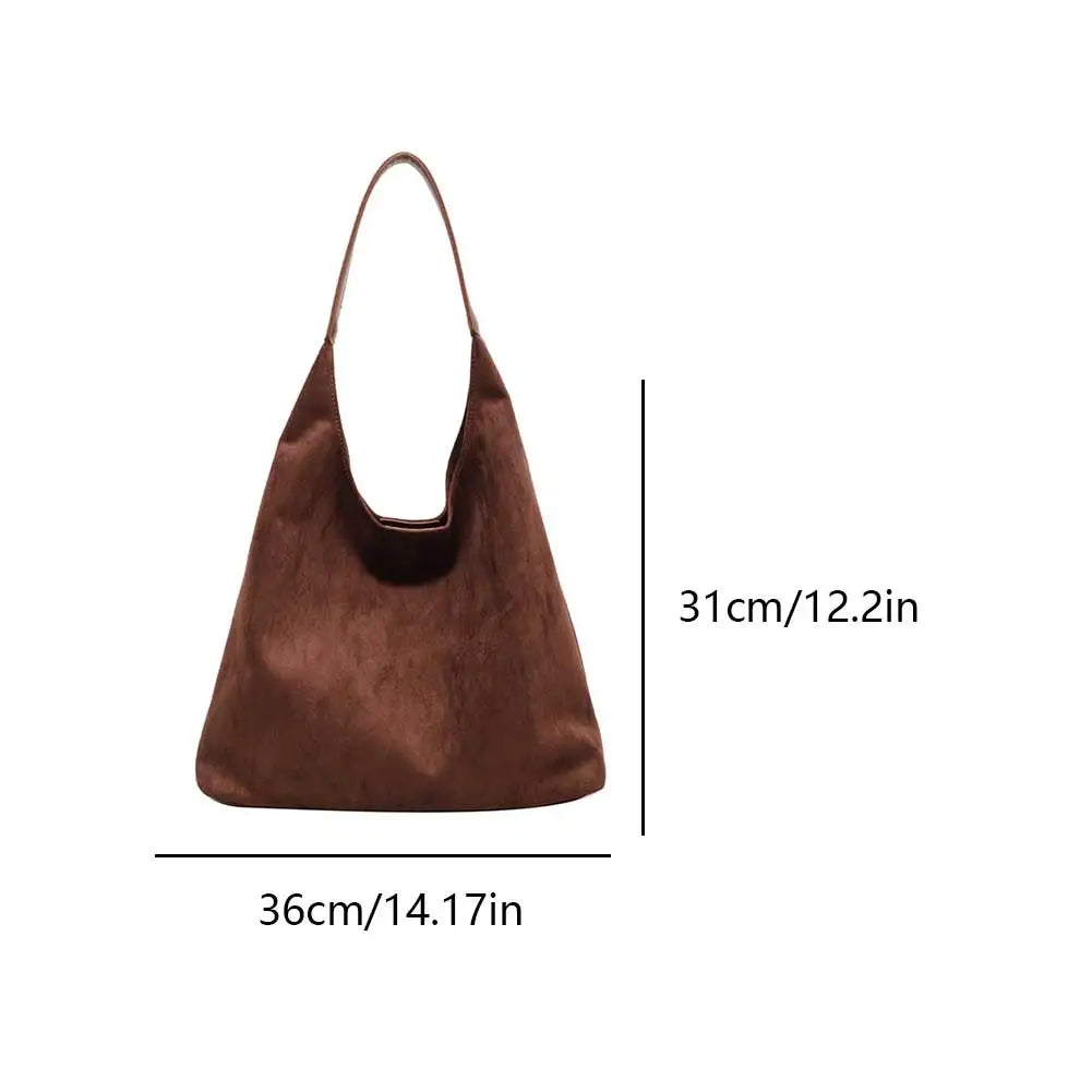 Maya - Suede Tote Bag