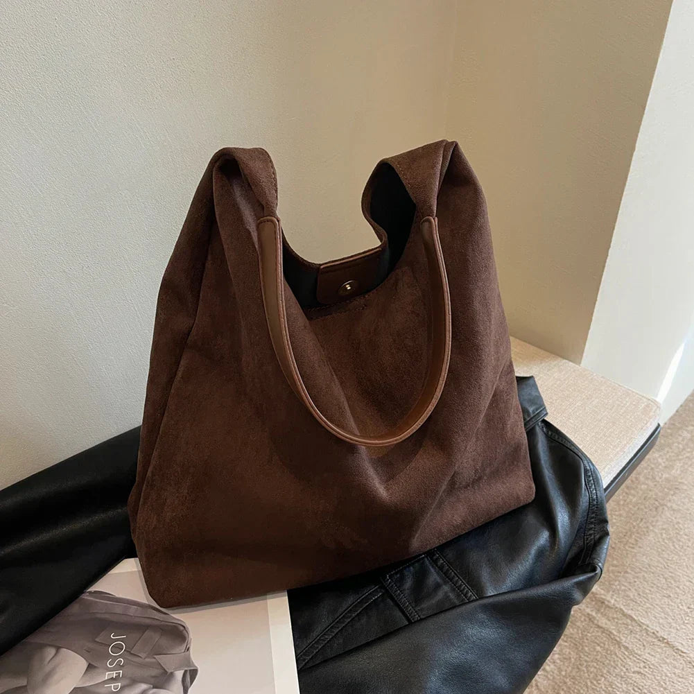 Maya - Suede Tote Bag