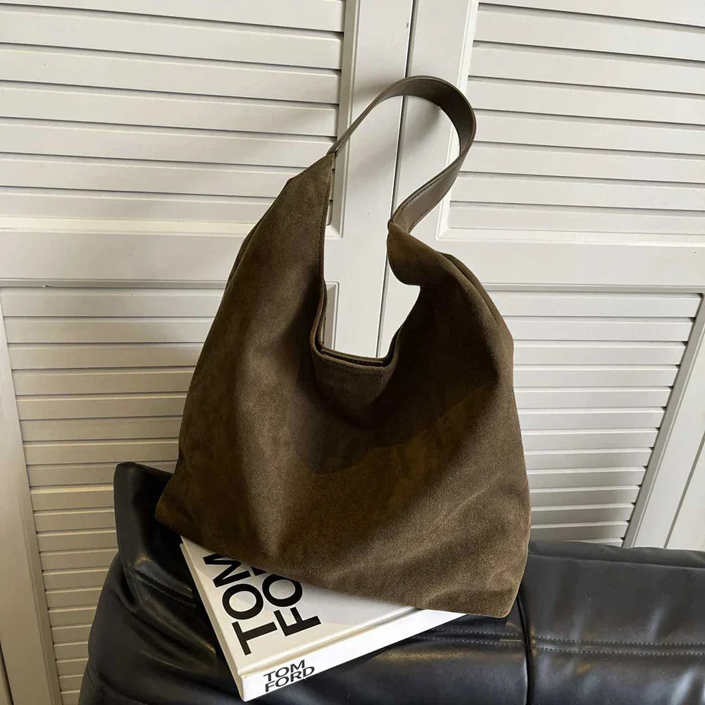 Maya - Suede Tote Bag