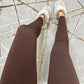 Maya - Ribbed High Waisted Leggings