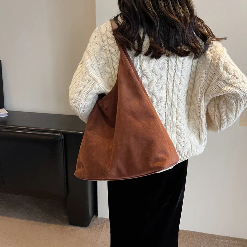Maya - Suede Tote Bag